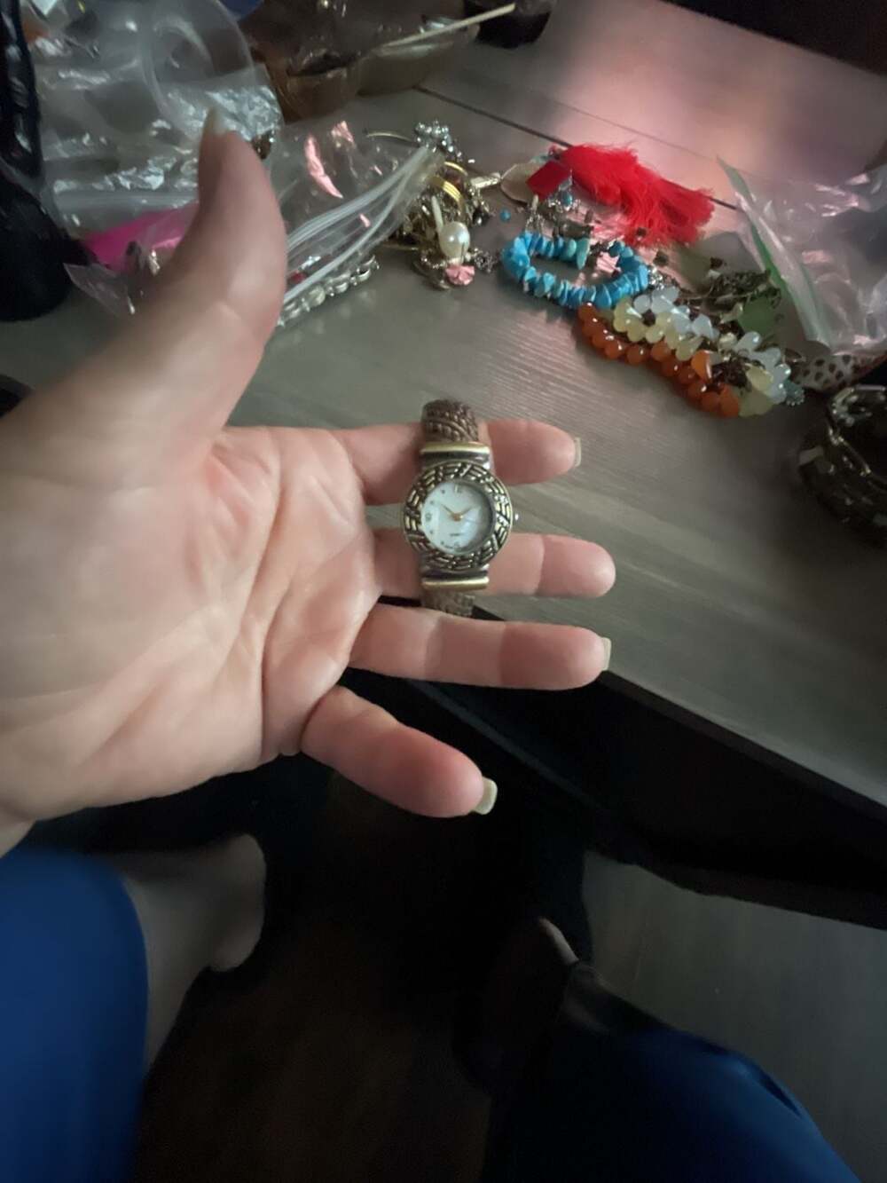 Avon Textured Cuff Quartz Watch